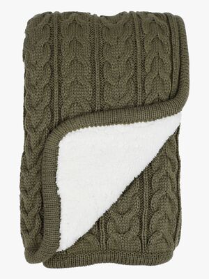 Vinter & Bloom Cuddly Decke, Dusty Olive