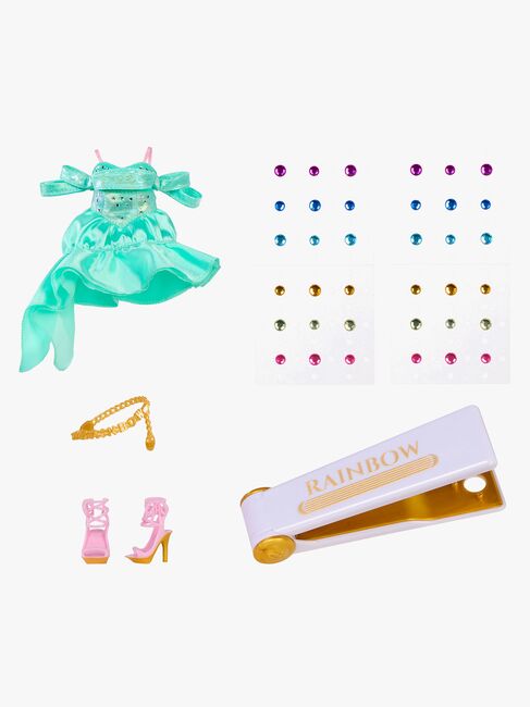 Rainbow High Be Dazzling Celine Turquoise Modepuppe, Teal
