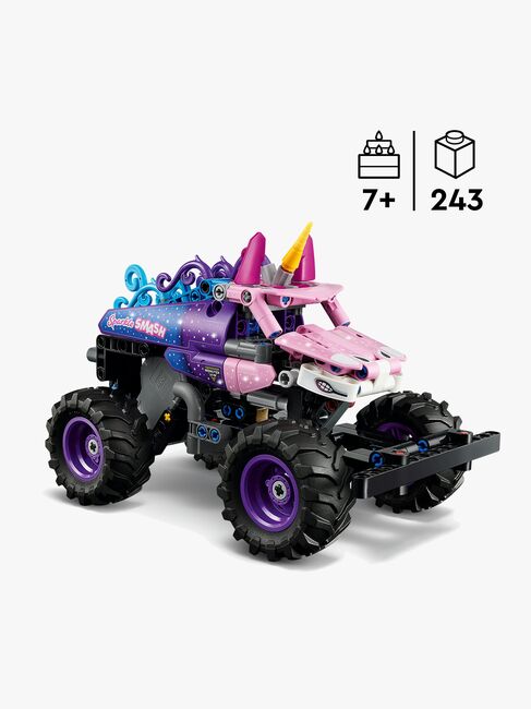 LEGO Technic 42220 Monster Jam Sparkle Smash mit Rückziehmotor