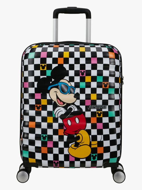 American Tourister Wavebreaker Disney Spinner Koffer 35L, Mickey Check