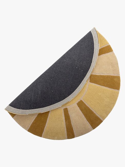 Bloomingville Teppich Sonne, Gelb