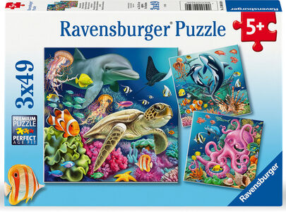 Ravensburger Puzzles Under Water 3x49 Teile