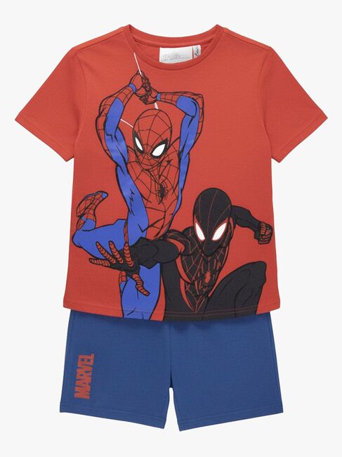 Marvel Spider-Man T-Shirt Und Shorts Set, Rot