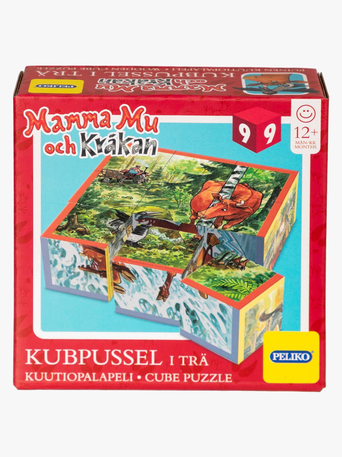 Peliko Mama Muh und die Krähe Würfelpuzzle 9 Teile