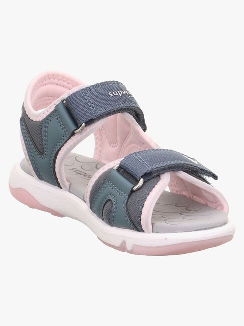 Superfit Pebbles Sandalen, Blau/Pink