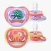 Philips Avent Ultra Air Schnuller 18m+ 2er-Pack, Rot/Lila