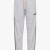 Hummel JR Loose Piping Jogginghose, Light Grey Melange/Black