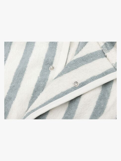 Jollein Bademantel, Stripe Sea Green