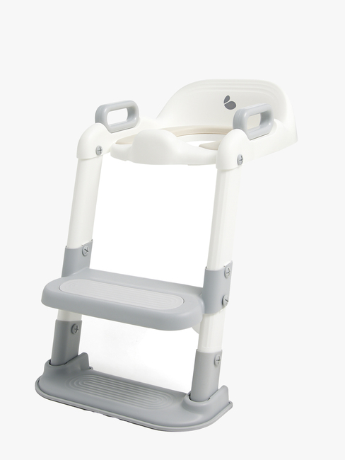 Beemoo CARE Assist Toilettensitz  mit Leiter, Grey/White