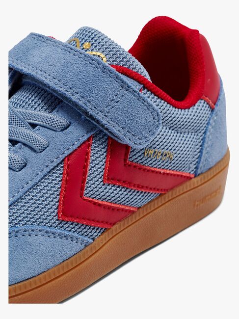 Hummel VM78 Cph Jr Sneaker, Faded Denim/Crimson