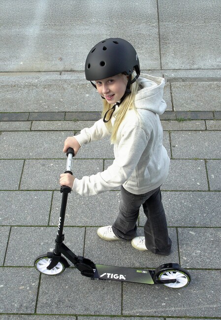 STIGA STR Tretroller Route 200-S, Weiß/Blau