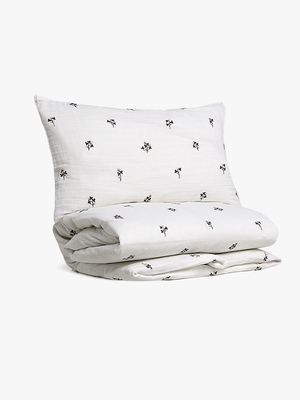 Alice & Fox ADORA Bettwäsche Babybett 100x130, Weiß