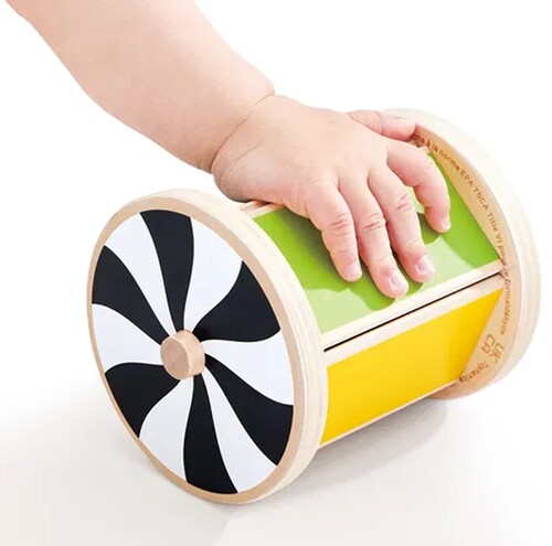 Hape Aktivitätsspielzeug Trommel mit Spiegel