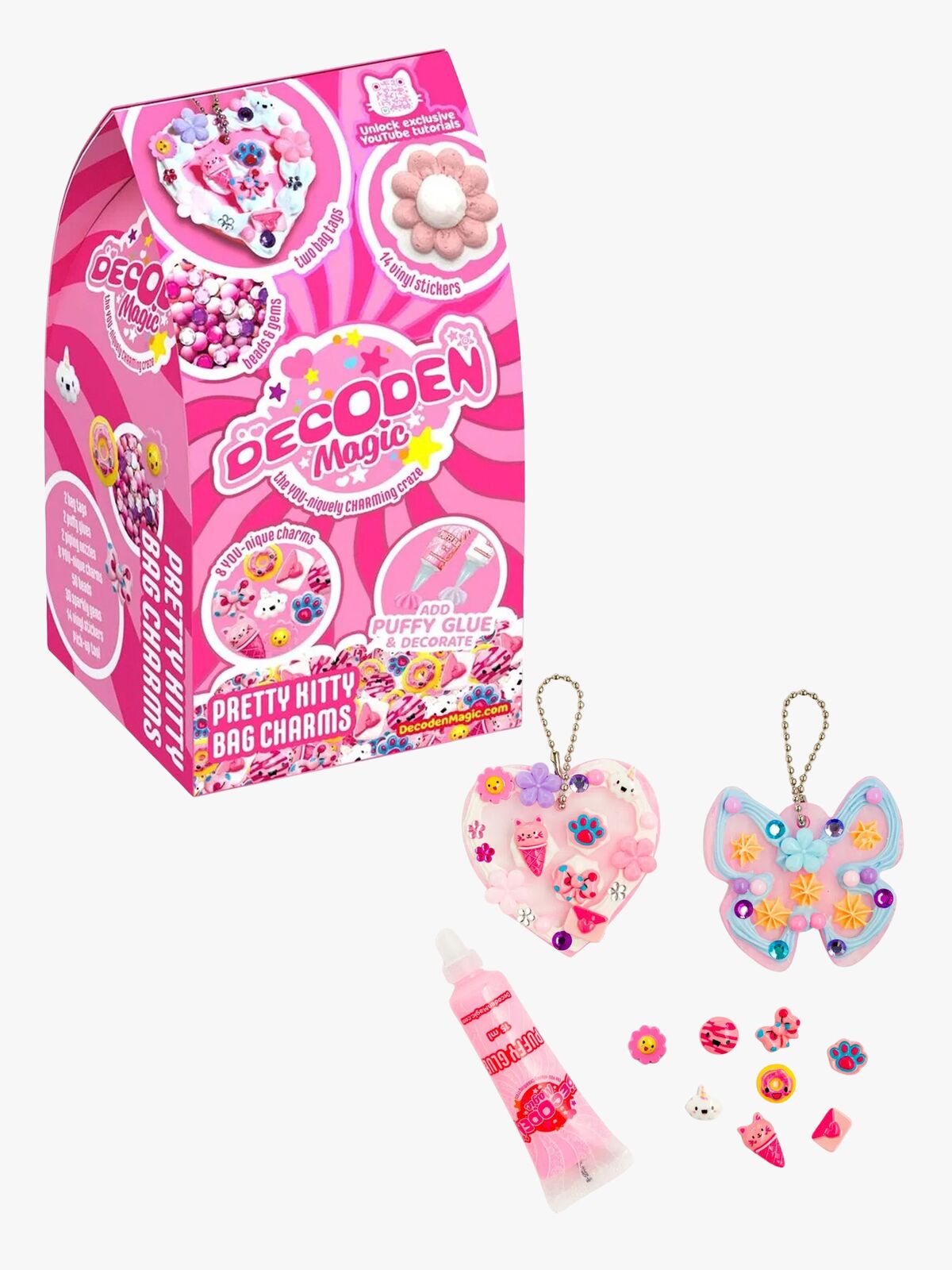 Decoden Magic Mini Pretty Kitty Bastelset Taschenanhänger