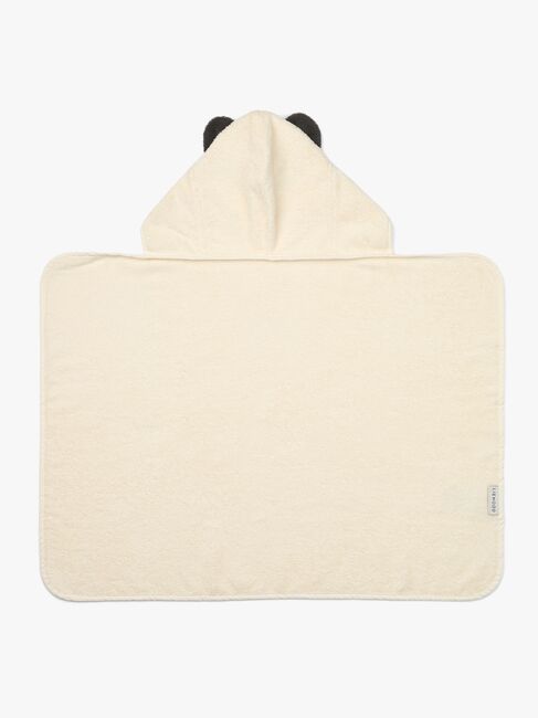 LIEWOOD Vilas Panda Handtuch mit Kapuze, Creme de la Creme