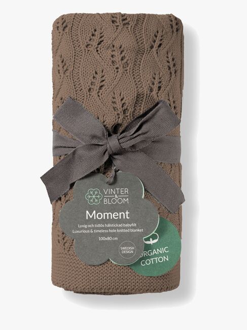 Vinter & Bloom Moment Decke EKO, Taupe Brown