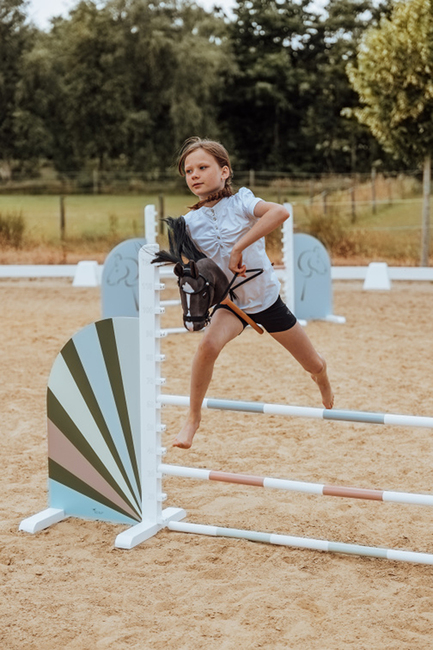 byASTRUP Seiten für Sprunghindernisse Gestreift 2 Teile