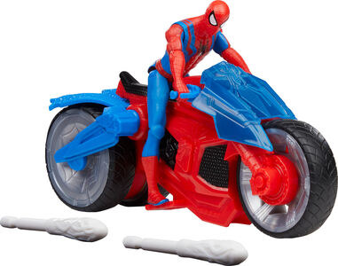 Marvel Spider-Man Web Blast Cycle Figurenset