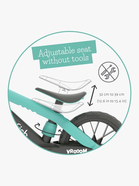 Chillafish BMXie Vroom Laufrad, Mintgrün