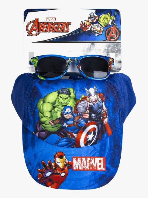 Marvel Avengers Kappe & Sonnenbrille, Blau