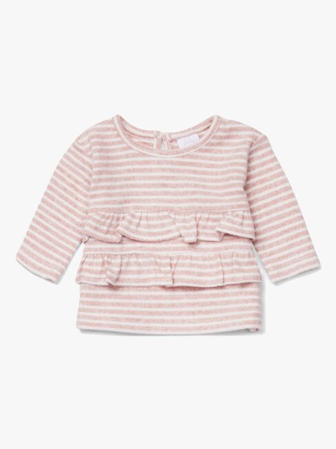 Luca & Lola Asia Pullover Baby, Pink Stripes