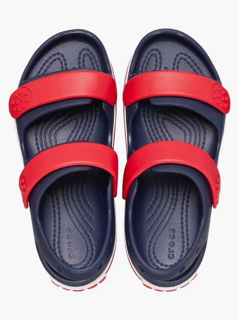 Crocs Crocband Cruiser Kids Sandalen, Navy/Varsity Red
