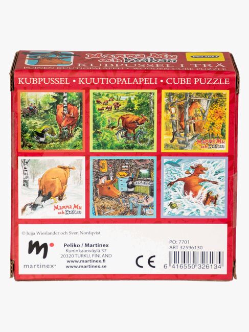 Peliko Mama Muh und die Krähe Würfelpuzzle 9 Teile