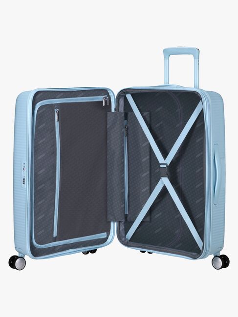 American Tourister Soundbox Spinner Reisekoffer 71,5L, Pastel Blue