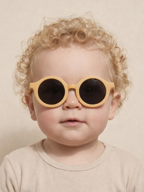 BabyMocs Signature Soft Biegbare Sonnenbrille, Gelb