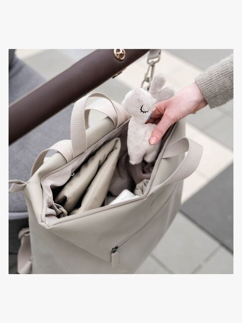 Done By Deer Wickeltasche Rucksack, Sand