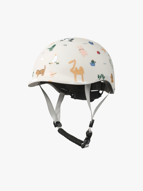 LIEWOOD Milly Fahrradhelm Größe S für Kinder, Around the World/Sandy