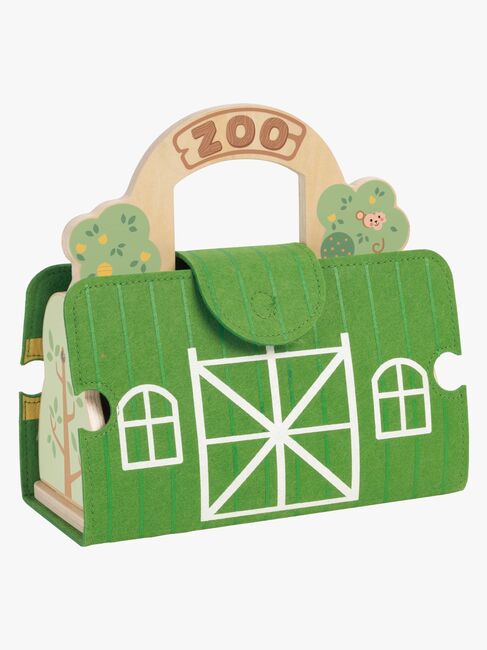 Tooky Toy Felt Zoo Autorennbahn