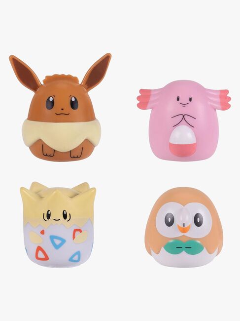 Pokémon Squishalongs Figur Evoli Chaneira Togepi & Bauz 4er-Pack SQAL0295-1791_3a.jpg