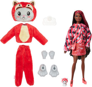 Barbie Cutie Reveal Puppe Animal Series Roter Panda