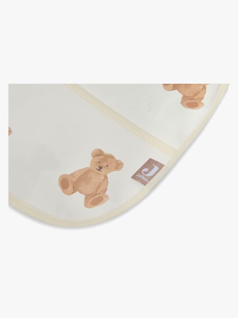 Jollein Wasserdichtes Lätzchen mit Ärmeln, Teddy Bear