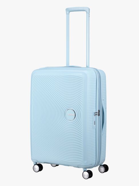 American Tourister Soundbox Spinner Reisekoffer 71,5L, Pastel Blue