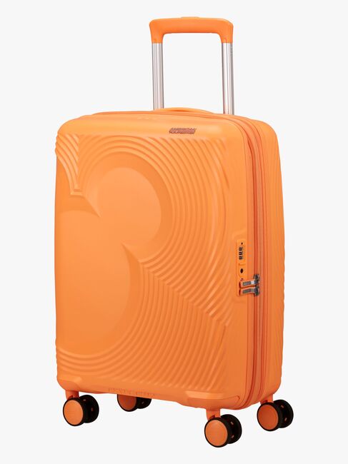 American Tourister Mickey Magic Spinner Koffer 37-44L, Peachy Orange
