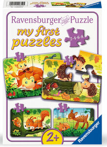 Ravensburger My First Puzzles Forest Animal Fun Puzzles 4-in-1