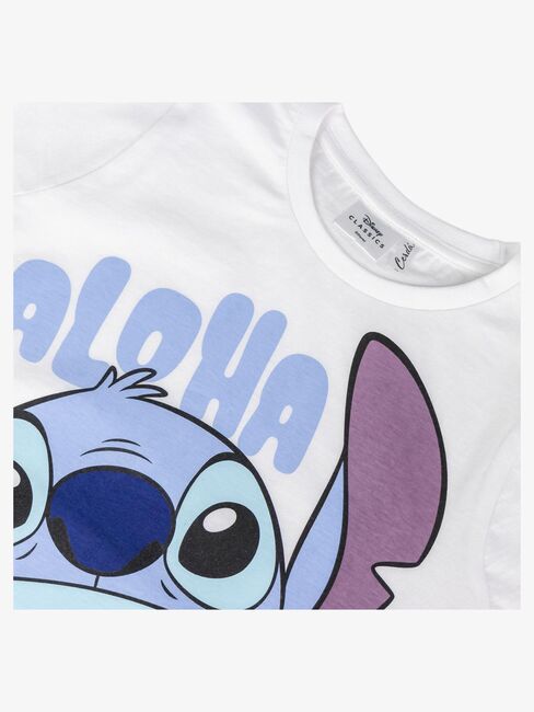 Disney Stitch T-Shirt, Weiß