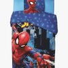 Marvel Spider-Man Bettwäsche 140x200 cm, Blau