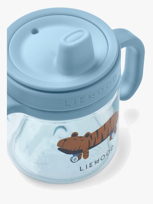 LIEWOOD Kylo Tritan Schnabeltasse 280 ml, Fun/Beach Blue
