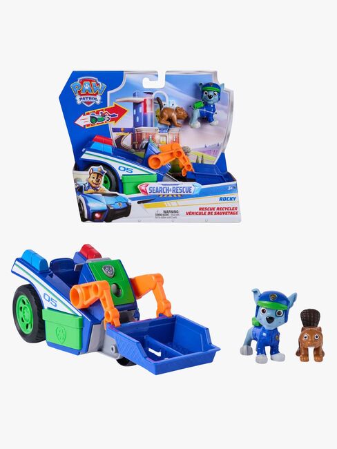 Paw Patrol Search & Rescue Rettungsfahrzeug mit Figur Rocky