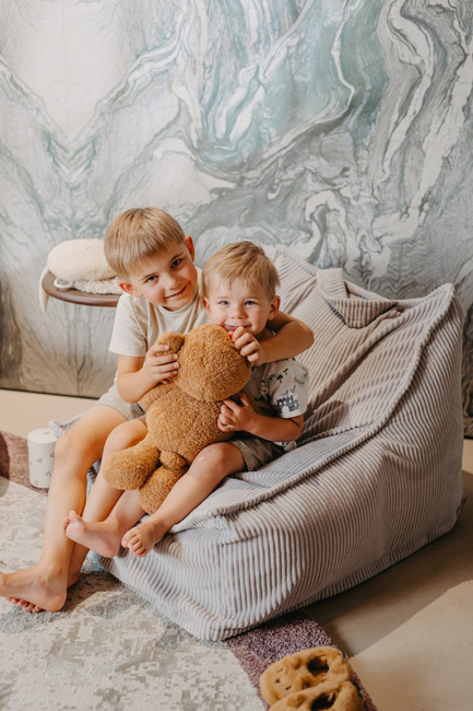 Yappy Kids Yappyhug Sitzsack, Light Grey