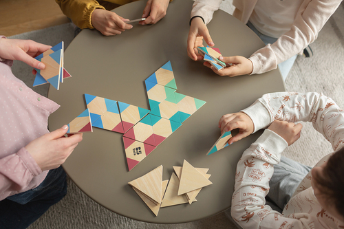 BS Toys Triangle Domino Kinderspiel