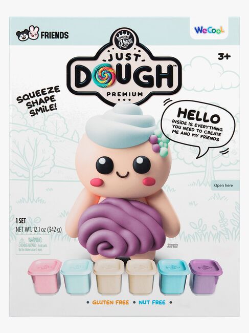 Just Dough Modelliermasse Figur 57 g, 6er-Pack