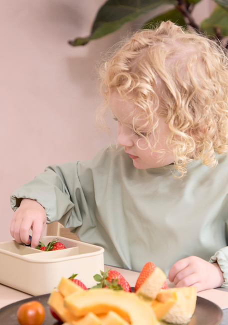 FILIBABBA Langärmliges Lätzchen, Desert Sage