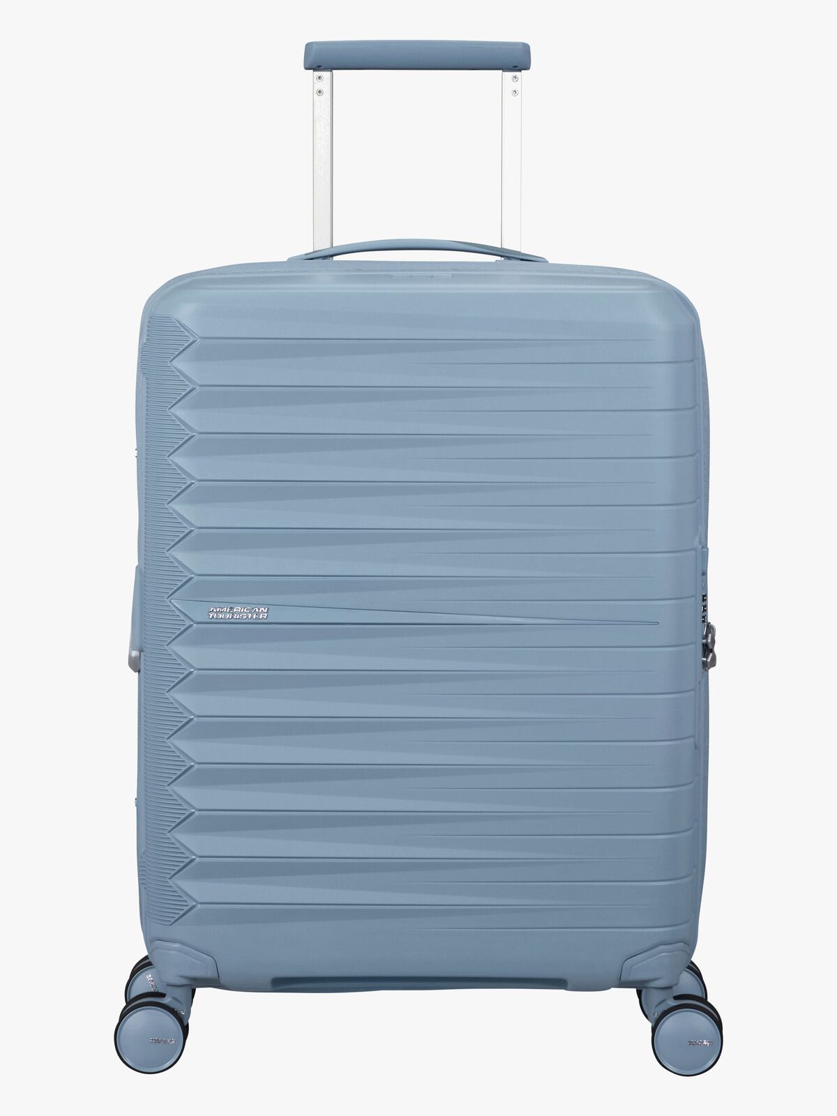 American Tourister FastForward Spinner Koffer 36-44L, Steel Blue