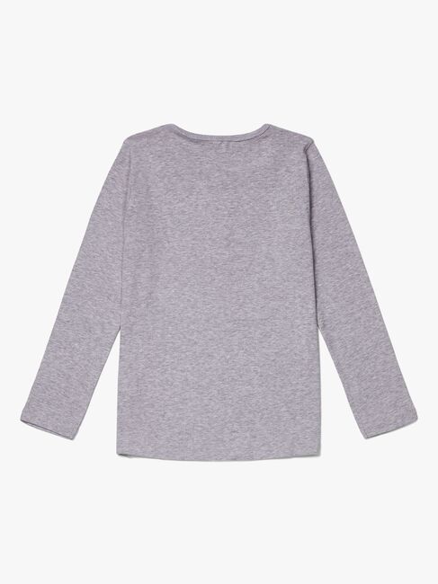 Luca & Lola Jacopo Langarmshirt, Grey Melange 