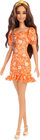 Barbie Fashionista Puppe Geblümt, Weiß/orange