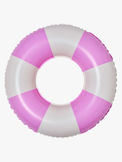 SUNNYLiFE Mini Schwimmring, Pool Party Magenta Stripe